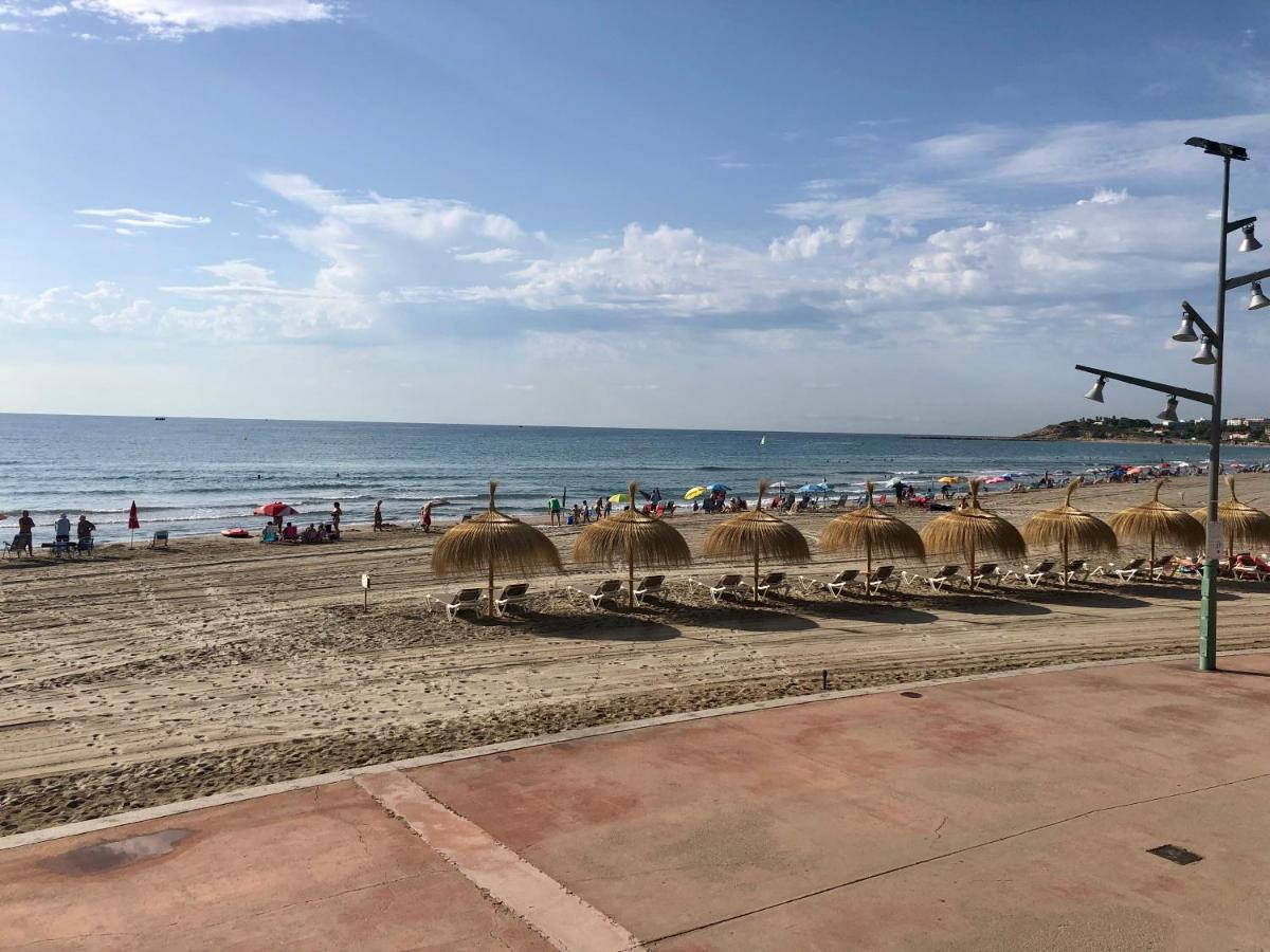 Pineda Beach 1a línea de mar&parking La Pineda Exterior foto